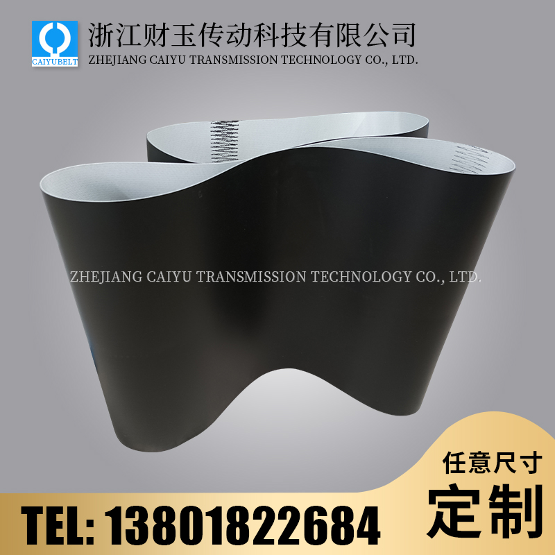 浙江財(cái)玉傳動(dòng)科技有限公司/CAIYUBELT/黑色亞光輸送帶