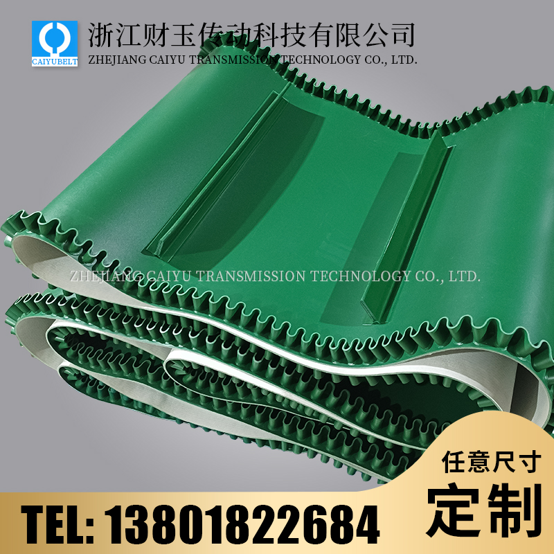 浙江財(cái)玉傳動(dòng)科技有限公司/CAIYUBELT/裙邊帶加擋板
