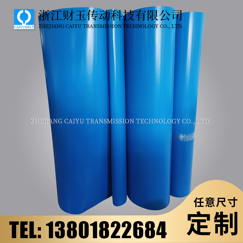 浙江財玉傳動科技有限公司/CAIYUBELT/藍色小圓點輸送帶